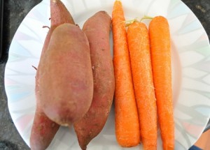 izvori vitamina A - mrkva batat